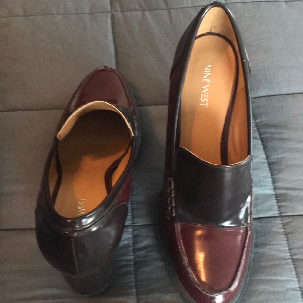 Nine West Platform Loafers size 11